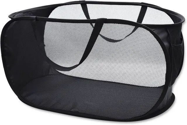 Main image of Sturdy Mesh Laundry Hamper Basket Bag,collapsible Pop up for Laundry Room