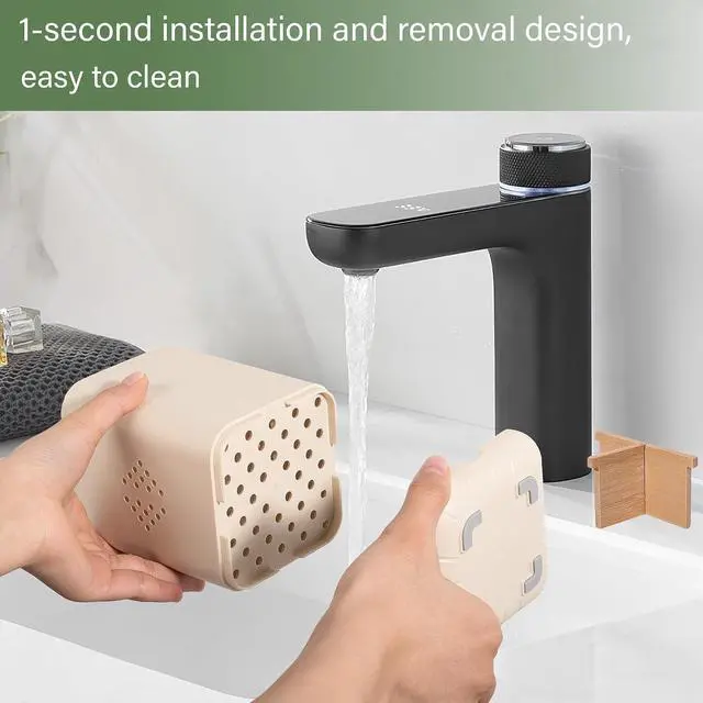 Alt view image 3 of 7 - Toothbrush Holders for Bathrooms, Electric Toothbrush Holder, Cream