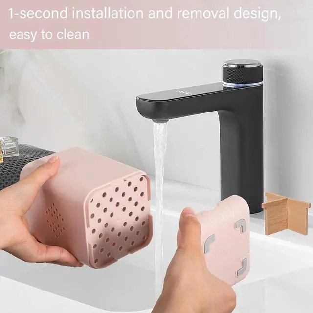 Alt view image 3 of 7 - Toothbrush Holders for Bathrooms, Electric Toothbrush Holder, Pink
