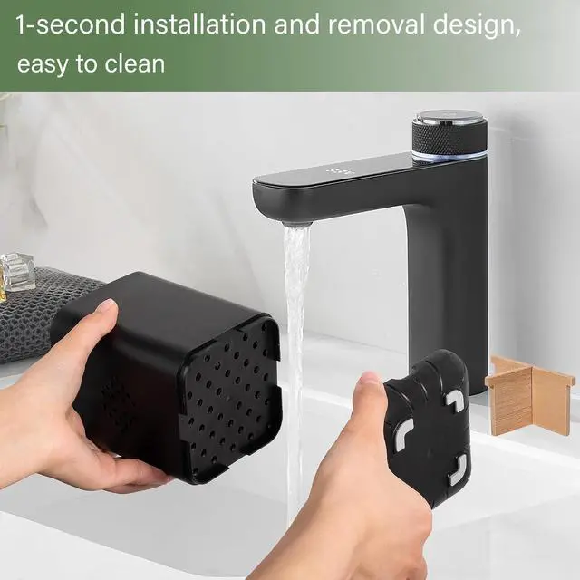 Alt view image 3 of 7 - Toothbrush Holders for Bathrooms, Electric Toothbrush Holder, Black