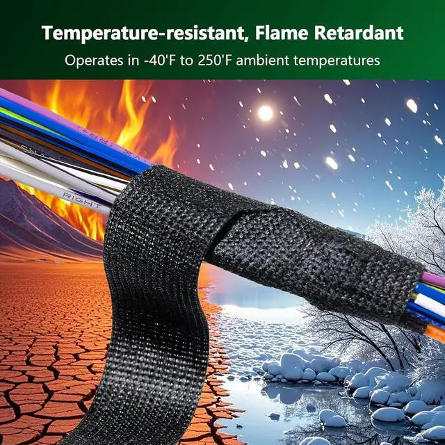 Alt view image 4 of 7 - 5 Rolls High Temp Wire Harness Tape (250FT Total) OEM-Grade Automotive Cloth Fabric Tape for Engine Wiring Loom, Electrical Cable Protection & Noise Damping - 3/4 in x 50 ft