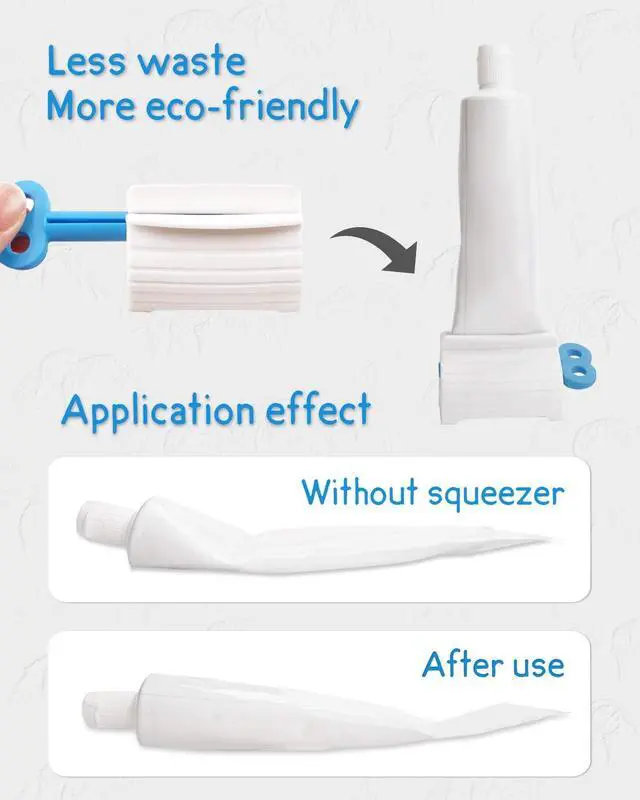 Alt view image 2 of 6 - Toothpaste Squeezer, 6 Pcs Rolling Tube Dispenser
