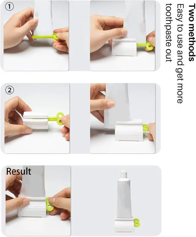 Alt view image 4 of 6 - Toothpaste Squeezer, 6 Pcs Rolling Tube Dispenser