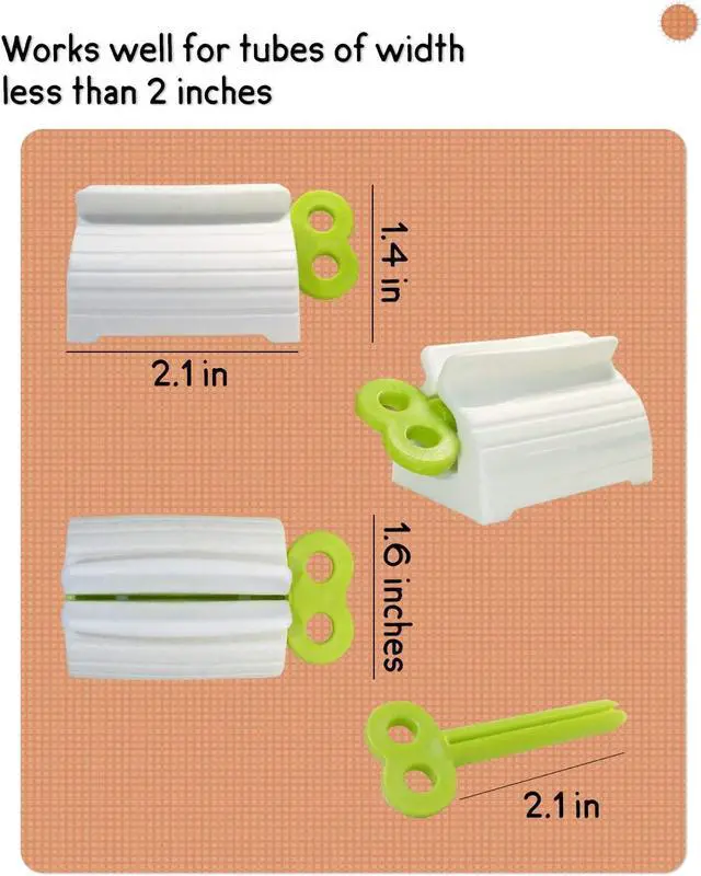 Alt view image 3 of 6 - Toothpaste Squeezer, 6 Pcs Rolling Tube Dispenser