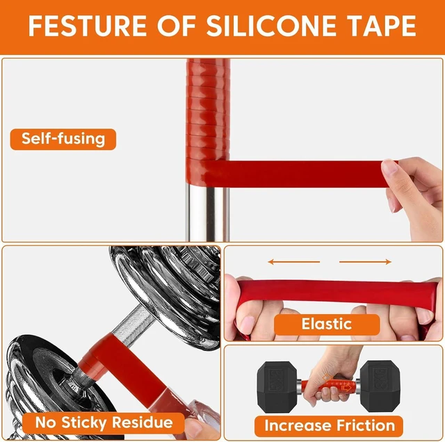 Alt view image 3 of 7 - Self Fusing Silicone Tape for Plumbing Hose Repair, Waterproof Tape 10 Feet