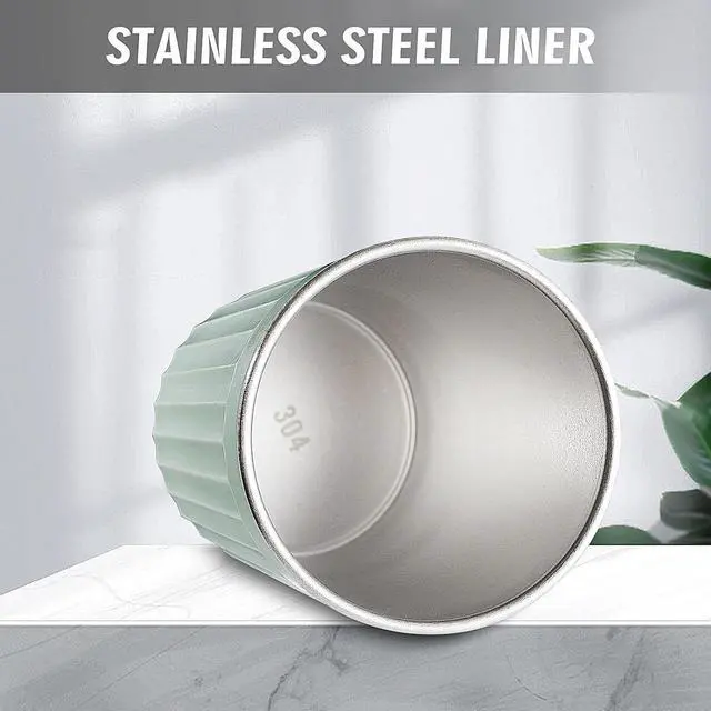Alt view image 4 of 6 - Toothbrush Cup Holder for Bathroom,Reusable Stainless Steel Bathroom Cup