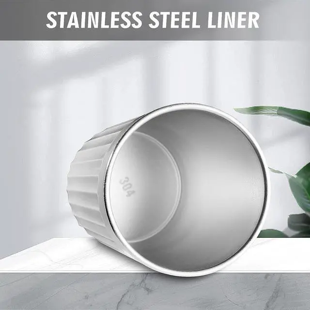 Alt view image 5 of 7 - Toothbrush Cup Holder for Bathroom,Reusable Stainless Steel Bathroom Cup