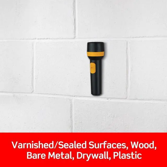 Alt view image 4 of 7 - Scotch Extreme Interlocking Fasteners, 4 Strips, 1" x 3", Delivers Powerful Bond on Contact, Weather, Dirt & UV Resistant, 1 Set Holds 2 lbs., Designed with Reclosable Dual-Lock Technology (RF6731)