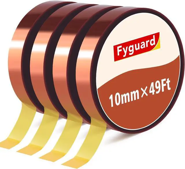 Main image of 4 Rolls Heat Resistant Tape 10mm x 49Ft Transfer Tape for Heat Press