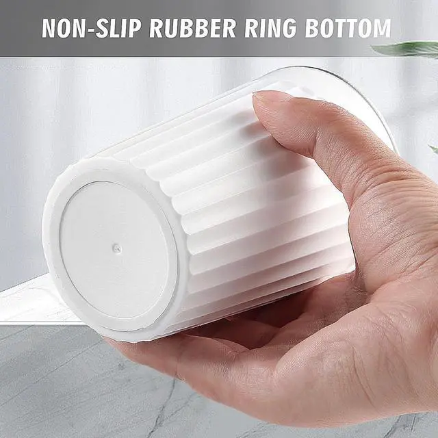 Alt view image 4 of 7 - Toothbrush Cup Holder for Bathroom,Reusable Stainless Steel Bathroom Cup