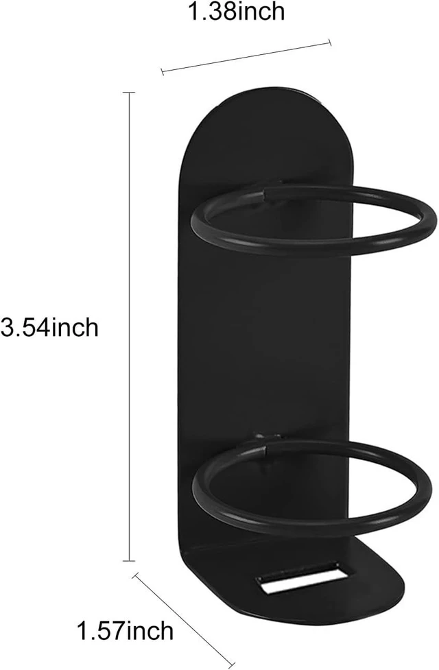 Alt view image 4 of 7 - 2 Pack Electric Toothbrush Holders Stick on The Wall Electric Metal Tooth Brushing Holder Wall Mounted Bathroom Organizer
