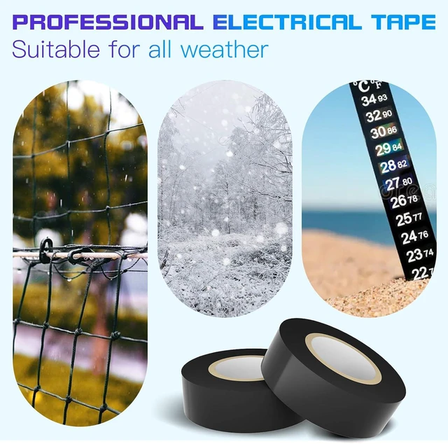 Alt view image 6 of 7 - 9 Rolls Colored Electrical Tape (0.7 Inch by 30 Feet)
