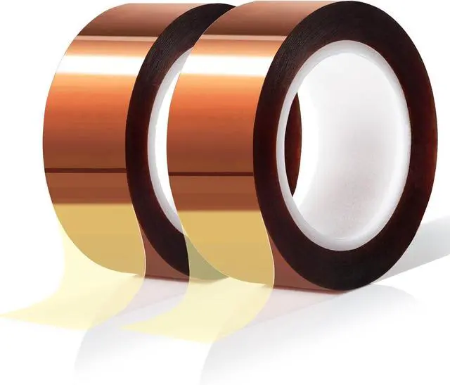 Main image of MEBMIK 2 Rolls 20mm x16m(52FT) Heat Tape High Temperature Heat Resistant Tape Heat Transfer Tape for Heat Sublimation Press Vinyl,No Residue