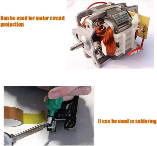 Alt view image 3 of 4 - EQUTY BAYMERS 2 Rolls 13mm X 33m 108ft Heat Tape,Adhesive Heat Resistant/Transfer Tape, Heat Vinyl Thermal Sublimation Press Tape,No Residue,Electronics,Soldering,Protecting Circuit Board