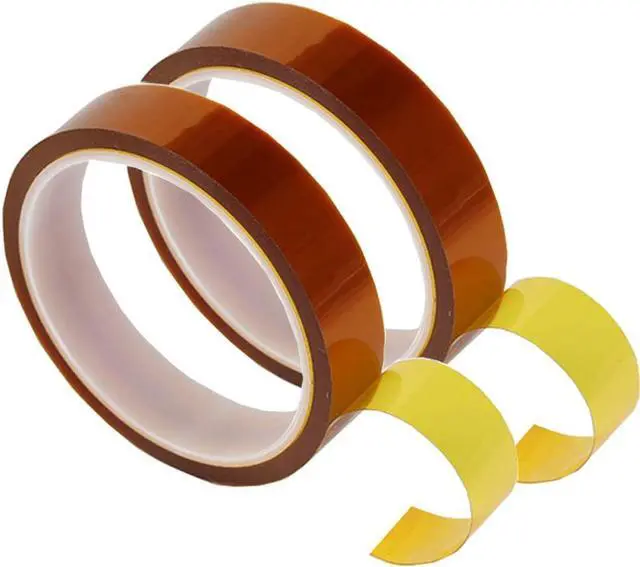 Main image of EQUTY BAYMERS 2 Rolls 20mm X 33m 108ft Heat Tape,Adhesive Heat Resistant/Transfer Tape, Heat Vinyl Thermal Sublimation Press Tape,No Residue,Electronics,Soldering,Protecting Circuit Board