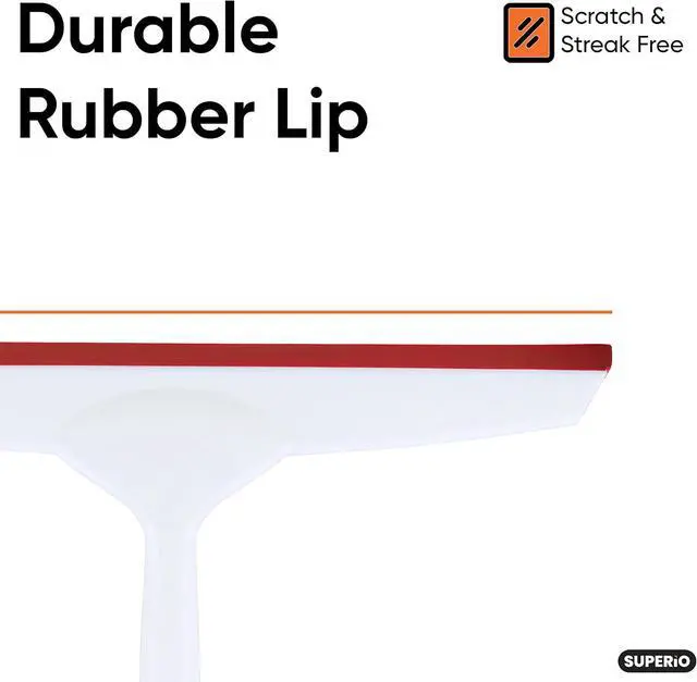 Alt view image 3 of 5 - Superior "10 Window Squeegee Red Grip Handle
