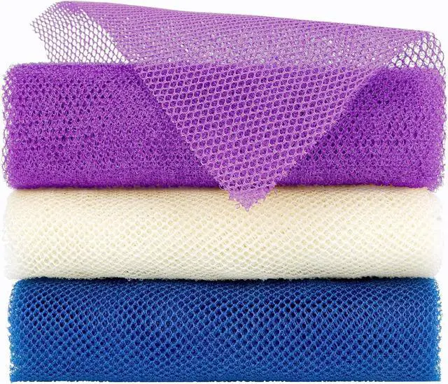 Main image of FARMOGA African Net Sponge Body Scrubber African Exfoliating Net Loofah for Women & Men Back Exfoliator Washcloth for Bathing Accessories