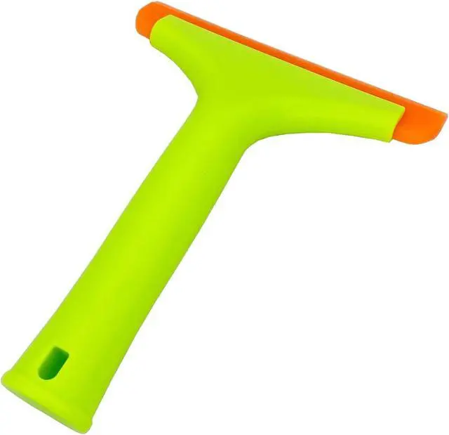Alt view image 6 of 7 - Super Flexible Silicone Squeegee, Auto Water Blade, Water Wiper, Shower Squeegee, 5.9'' Blade and 7.5'' Long Handle, for Car Windshield, Window, Mirror, Glass Door