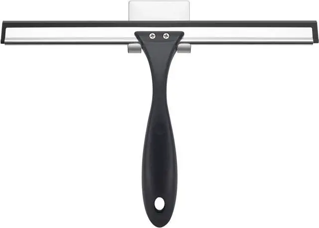 Main image of AmazerBath Squeegee for Shower Glass Door, Shower Squeegee for Glass Doors - All-Purpose Squeegee with Hook for Shower Doors, Windows, Mirrors, Tiles and Car Glass, 10 Inches