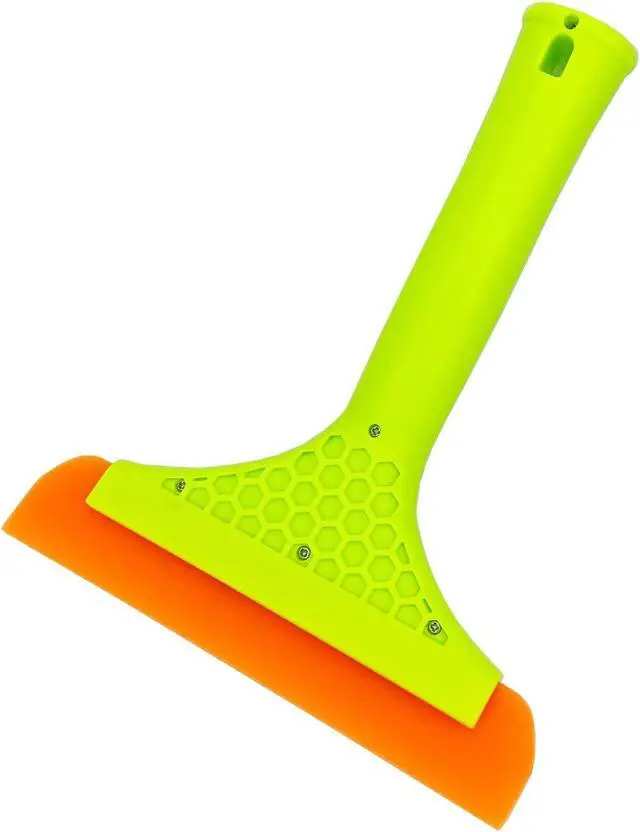 Alt view image 5 of 7 - Super Flexible Silicone Squeegee, Auto Water Blade, Water Wiper, Shower Squeegee, 5.9'' Blade and 7.5'' Long Handle, for Car Windshield, Window, Mirror, Glass Door