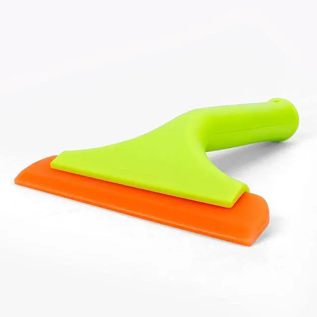 Alt view image 2 of 7 - Super Flexible Silicone Squeegee, Auto Water Blade, Water Wiper, Shower Squeegee, 5.9'' Blade and 7.5'' Long Handle, for Car Windshield, Window, Mirror, Glass Door