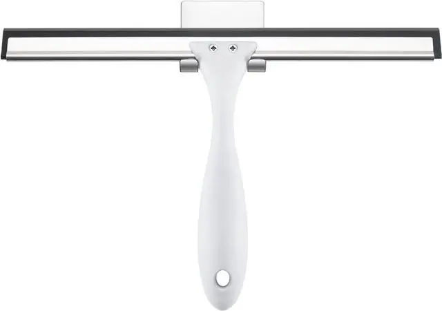 Main image of AmazerBath Squeegee for Shower Glass Doors - All-Purpose Squeegee with Hook for Windows, Mirrors, Tiles and Car Glass, 10 Inches