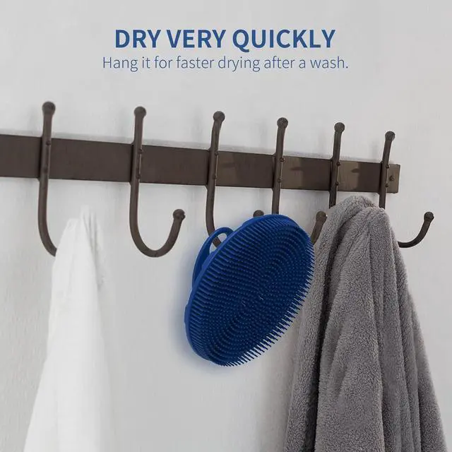 Alt view image 5 of 7 - Silicone Body Scrubber, BEAUTAIL Gentle Exfoliating Shower Brush for Body