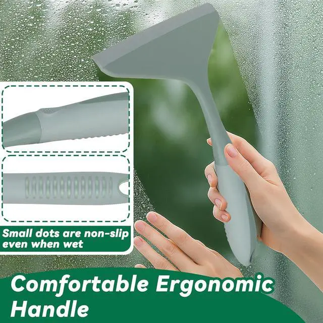 Alt view image 5 of 6 - 2-Pack Shower Squeegee for Glass Doors & Window