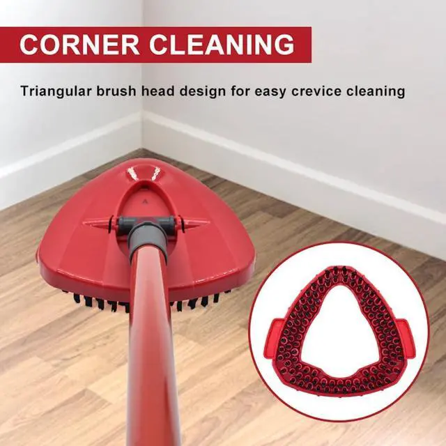 Alt view image 7 of 7 - Funtin 2-Pack Mop Scrub Brush Head Compatible with Ocedar EasyWring 1-Tank Spin System, Shower Floor Scrubber for Bathroom Kitchen, Not Fit RinseClean (1-Tank (2-Pack))