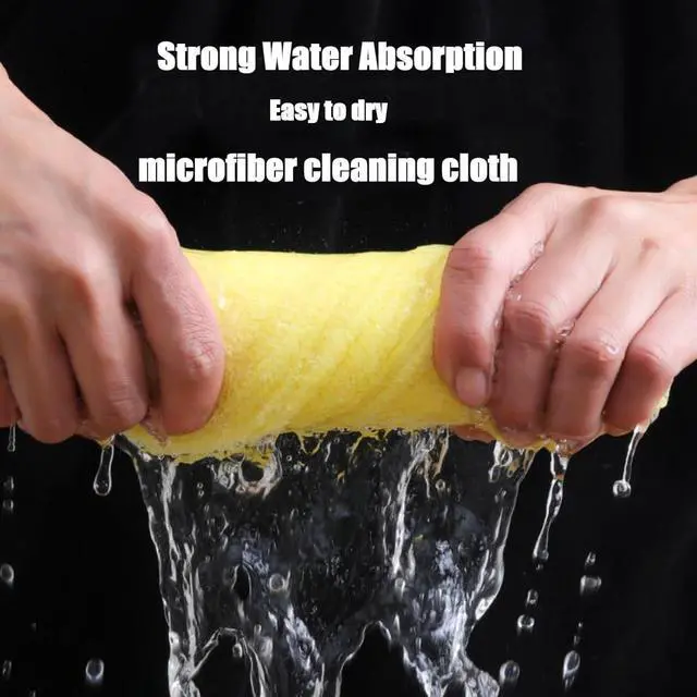 Alt view image 5 of 7 - Bamboo Microfiber Cleaning Cloth-8Pcs Kitchen Wash Cloths,Wood Fiber Window Glass Rags,Micro Fiber Cloth for Cleaning Suitable for Dishes,Car Towel Rag Made From Baby Washcloths Material (multicolour)