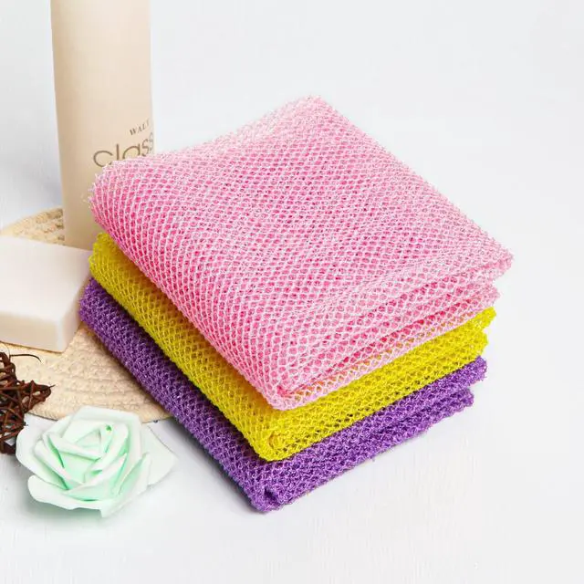 Alt view image 4 of 6 - African Net Sponge African Exfoliating Net African Bath Sponge African Scrubbing Long Net Rag African Wash Net Shower Body Scrubber
