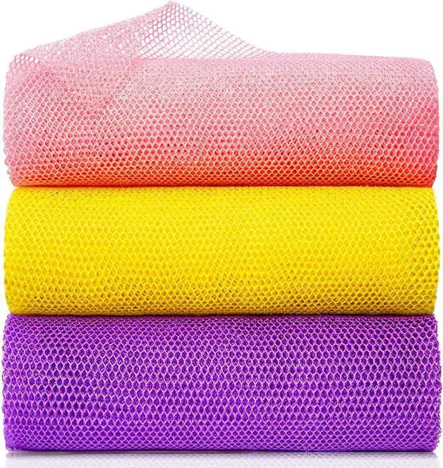 Main image of African Net Sponge African Exfoliating Net African Bath Sponge African Scrubbing Long Net Rag African Wash Net Shower Body Scrubber