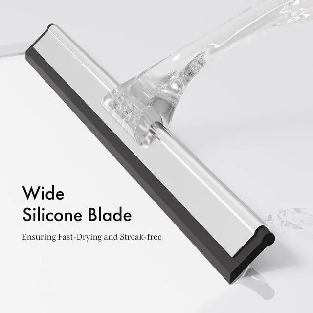 Alt view image 5 of 7 - AmazerBath Squeegee for Shower Glass Door, 10 Inches, Clear