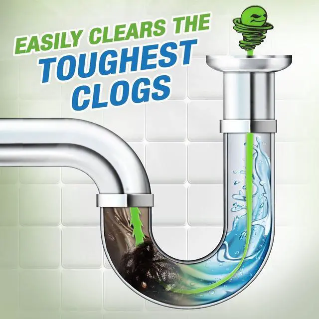 Alt view image 5 of 7 - Green Gobbler Hair Grabber Drain Snake - 5 Pack (Great for Sink & Shower Clogs)