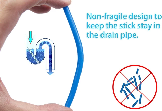 Alt view image 3 of 6 - Drain Sticks Sink Cleaner Opener Enzyme Drain Cleaner to Keep Drains and Pipes Clear and Remove Odor 4 Packs(48 pcs)