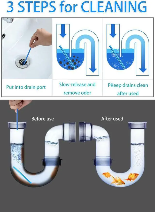Alt view image 3 of 7 - Drain Cleaner Sticks Keeps Drains and Pipes Clear and Odor As Seen On TV 4 Packs(48 pcs)