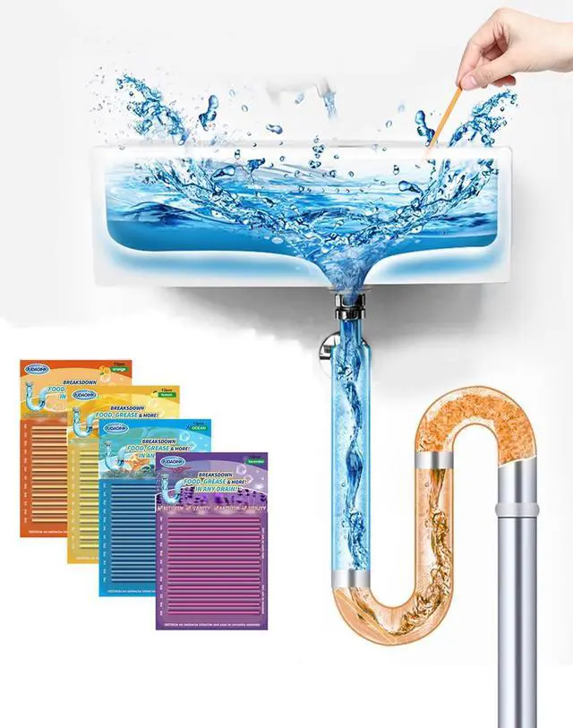 Alt view image 4 of 7 - Drain Cleaner Sticks Keeps Drains and Pipes Clear and Odor As Seen On TV 4 Packs(48 pcs)