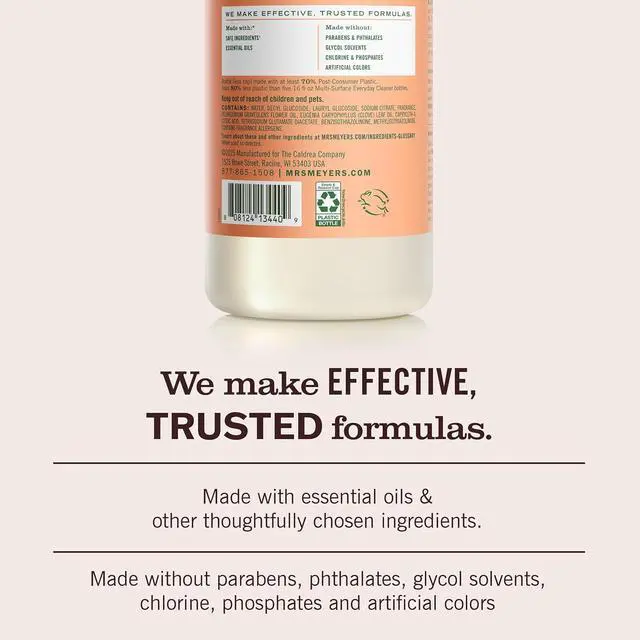 Alt view image 5 of 7 - MRS. MEYER'S CLEAN DAY Multi-Surface Cleaner Concentrate, Geranium, 32 oz