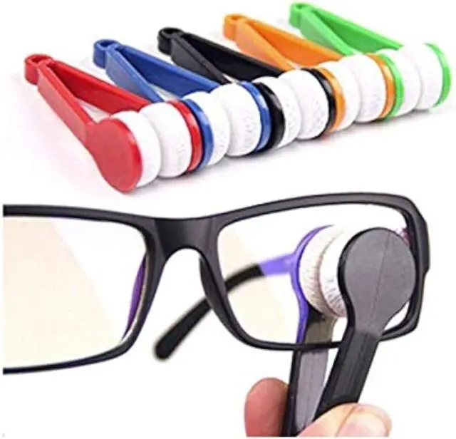 Main image of 5 PCS Mini Sun Glasses Eyeglass Microfiber Spectacles Cleaner Soft Brush Cleaning Tool Microfiber Eyeglasses Cleaner Cleaning Clip