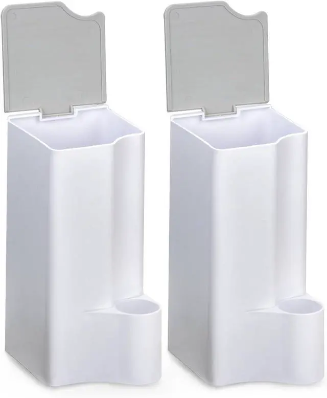 Main image of 2 Pack Holder for Clorox Toilet Wand, Compatible with Clorox Toilet Wand Holder only, White & Gray