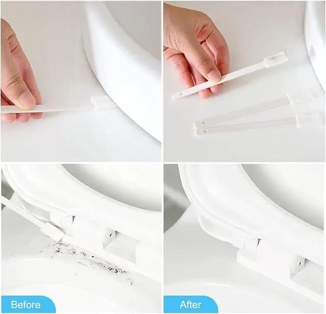 Alt view image 6 of 6 - Disposable Crevice Cleaning Brushes, Disposable Toilet Bowl Brushes Crevice Hole Brushes Detail Cleaning Brushes for Toilet Corner, Window Groove, Door Track, Keyboard, etc(42 PCS)