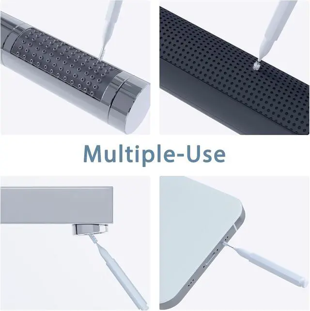 Alt view image 7 of 7 - Lumkew Shower Head Cleaner Picks, Shower Head Cleaning Brush for Small Hole