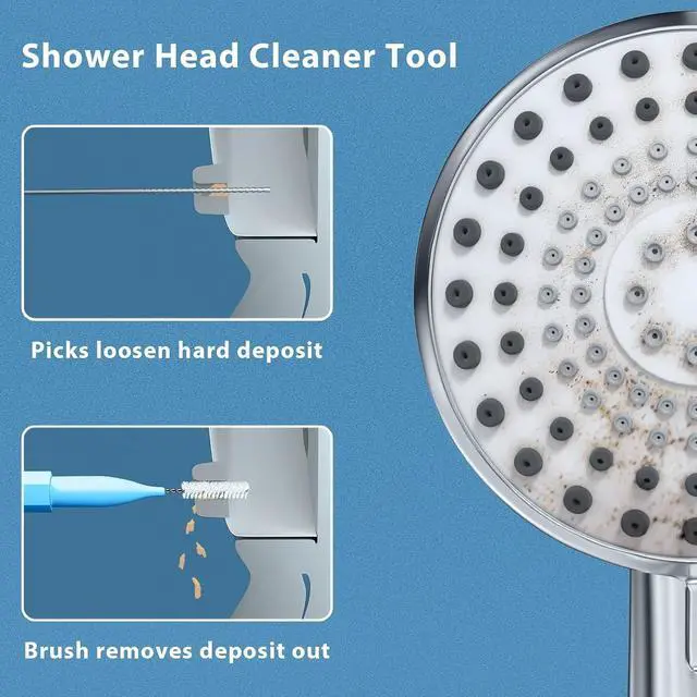 Alt view image 2 of 7 - Lumkew Shower Head Cleaner Picks, Shower Head Cleaning Brush for Small Hole