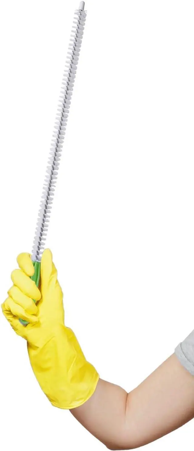 Alt view image 5 of 6 - Upgraded Cleaning Brush Kit - 3-Piece Set, Flexible Drain Brush, Crevice Brush with Nie, Ideal for Kitchen, Bathroom, Toilet, Vent Scrubber