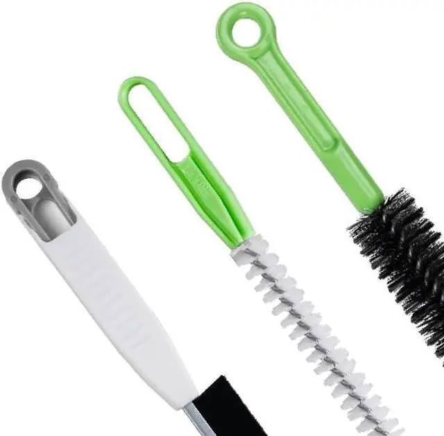 Alt view image 6 of 6 - Upgraded Cleaning Brush Kit - 3-Piece Set, Flexible Drain Brush, Crevice Brush with Nie, Ideal for Kitchen, Bathroom, Toilet, Vent Scrubber