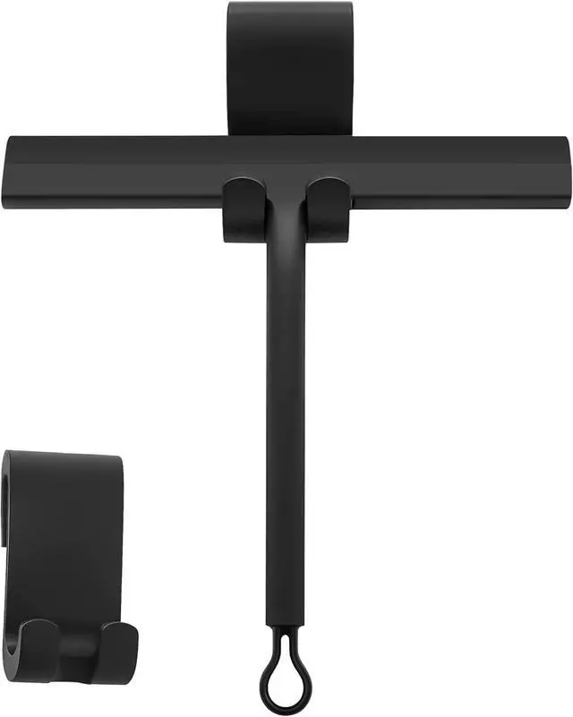 Main image of wlich 8 Inch Shower Squeegee, Silicone Squeegee for Glass Doors with 1 Hook