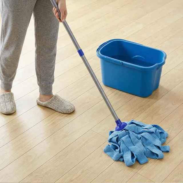 Alt view image 2 of 7 - Mop, Microfiber Cloth Mops for Floor Cleaning, Small Mop with 2 Refills
