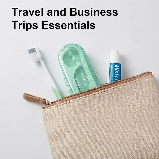 Alt view image 5 of 7 - Holy Rose Travel Dental Floss Case, Portable Flossers Picks 12 Packs