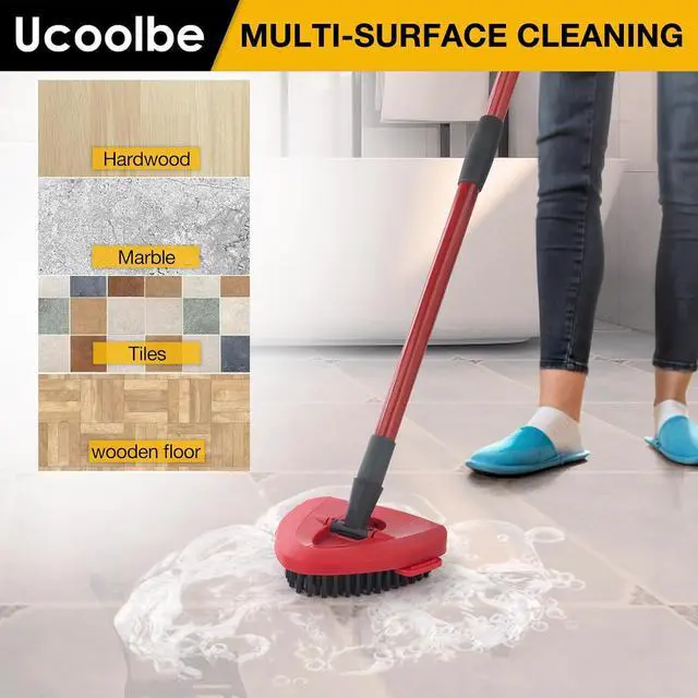 Alt view image 6 of 6 - Scrub Brush Head for O-Cedar EasyWring 1-Tank Mop Brush, Stiff Bristle