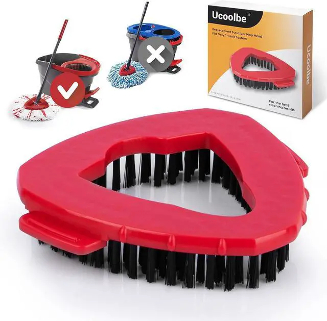 Main image of Spin Mop Scrub Brush for O-Cedar EasyWring 1-Tank Mop Head, Stiff Bristle
